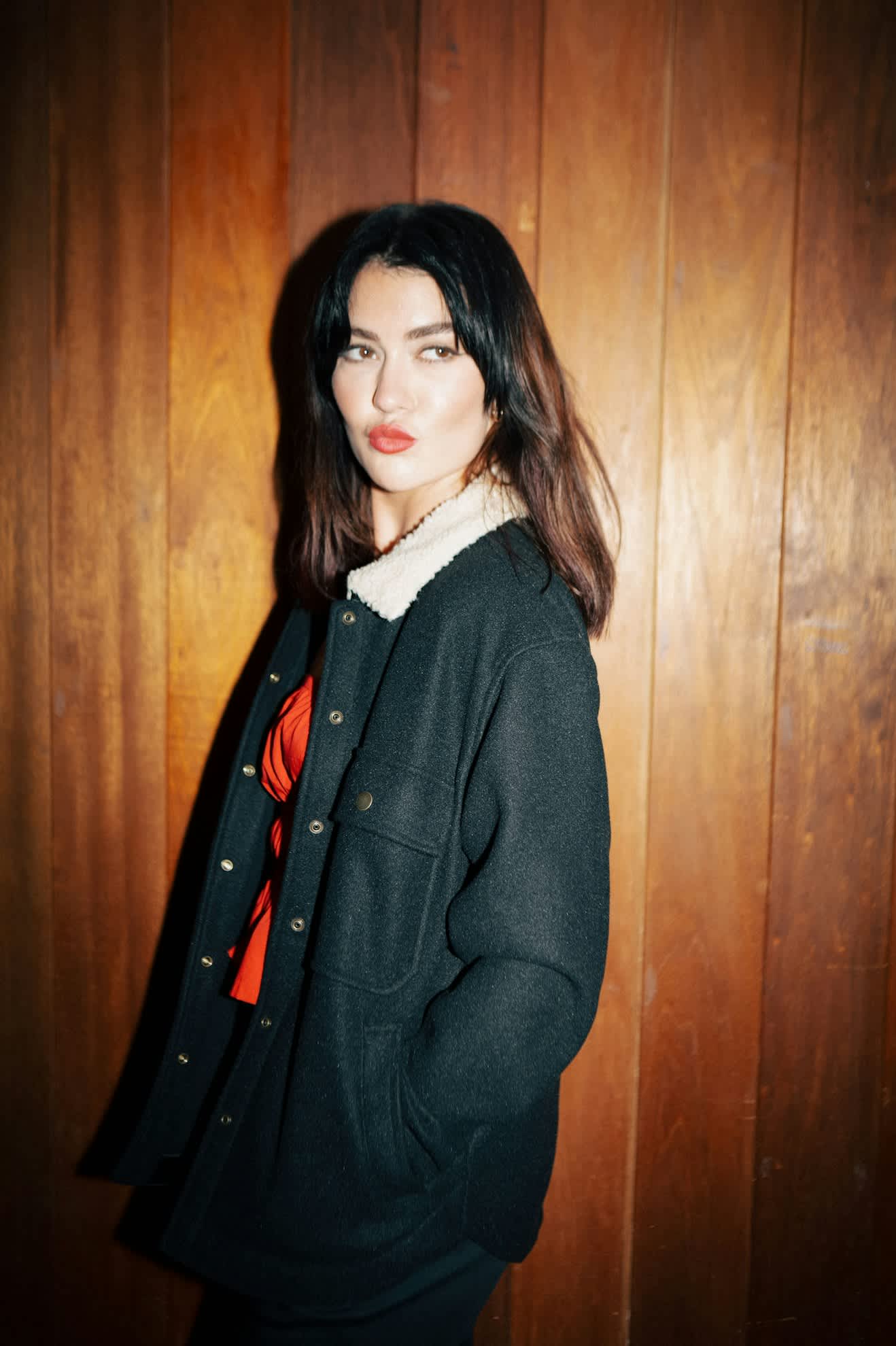 Durham Shirt Jacket - Black - Image 3